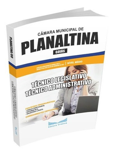 Apostila Câmara Planaltina (go) 2021 Técnico Administrativo