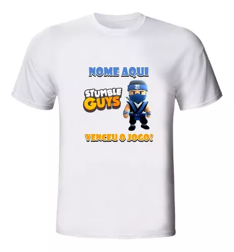 Camiseta Camisa Stumble Guys Gamer Jogo Stumble Infantil e Adulto