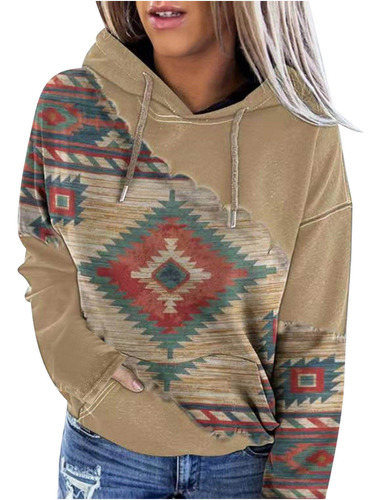 Sudadera Con Capucha D Para Mujer, Casual, Con Estampado Pop