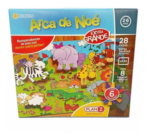 Puzzle Gigante Infantil Arca De Noe Plan Z - Sharif Express