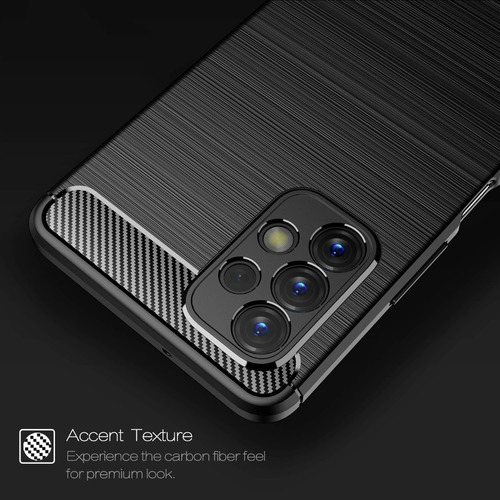 Imagen 10 de 10 de Funda Para Samsung M23 A23 Fibra Carbono Rugged + Hidrogel