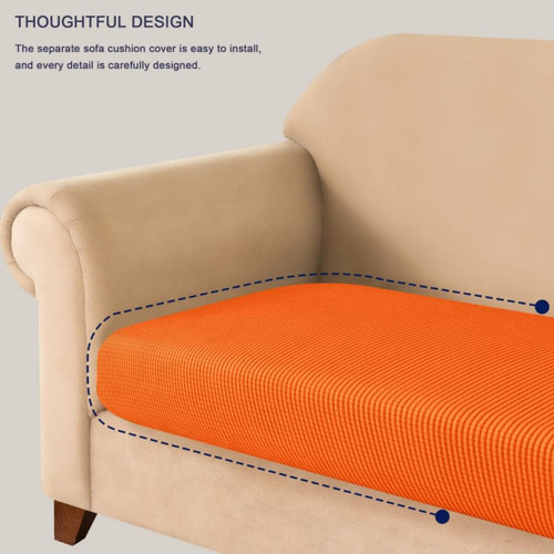 Subrtex Funda De Cojín Elástica Suave Para Sofá, Funda De