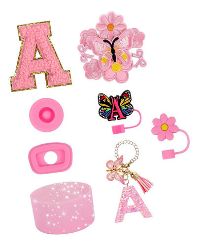 Pegatinas De La Taza De 15 Piezas Accesorios De Del Rosa