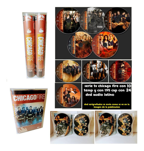 Chicago Fire Contiene 11 Temp Audio Latino Completa Para Dvd
