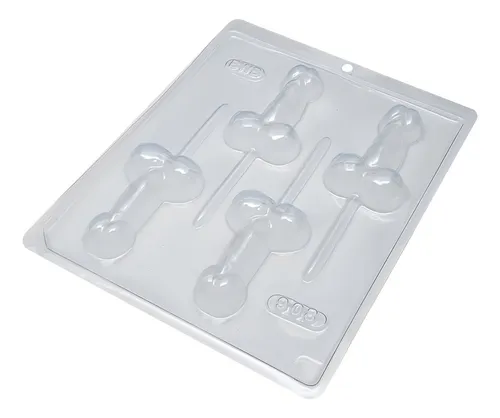 Forma de Bwb para piruletas con forma de pene, código 908 (g8), tema erótico, color azul