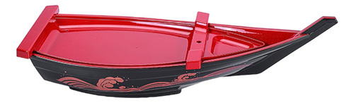 Plato Con Forma De Barco De Sushi Plato Para Servir M Rojo