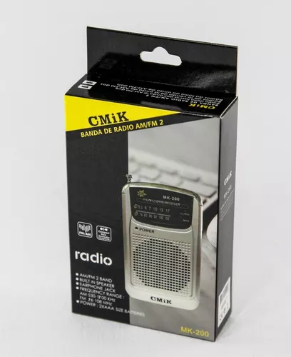 RADIO PORTATIL AM FM ANALOGO