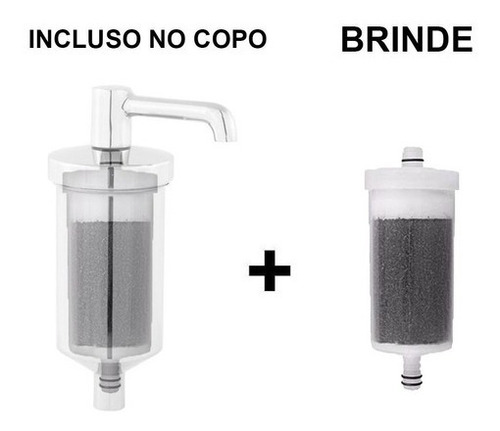 Imagem 6 de 7 de Torneira Gourmet Com Filtro Parede + 2 Refils