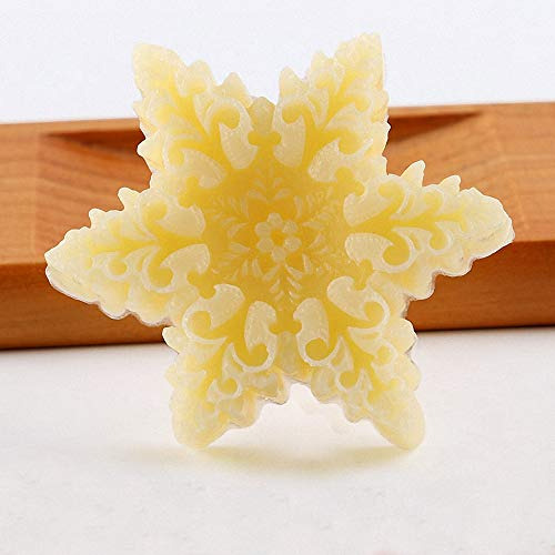 Moldfun Molde De Silicona Con Forma De Copo De Nieve Navideñ