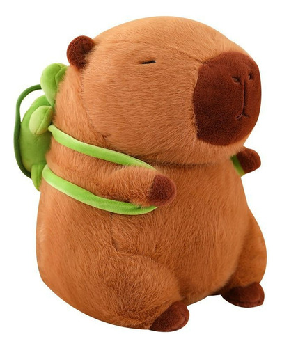 Peluche Decorativo Capibara De 45 Cm Para Muñecas, De Peluch