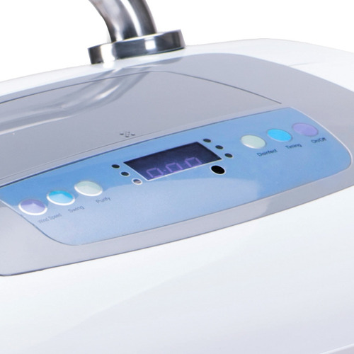 Purificador De Aire Evans 8 Etapas Con Gen O3 100m3 Color Blanco