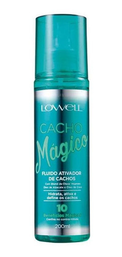 Kit Lowell Cacho Mágico - Shampoo E Máscara E Fluido E Óleo