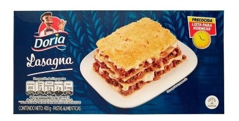 Pasta Lasagna Doria 400 Gr - g a $34