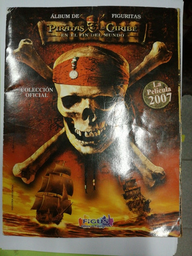Piratas Del Caribe Álbum De Figuritas Usado Completo Figus