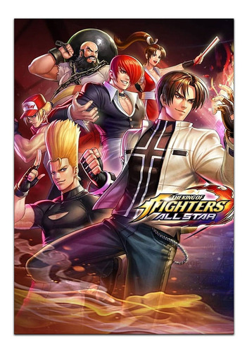 Quadro A3 Em Mdf The King Of Fighters All Star