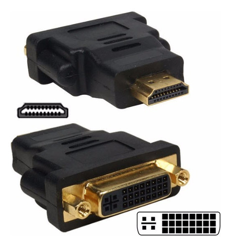 Adaptador Hdmi  A Dvi-i  