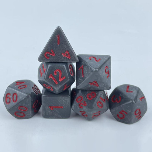 7x Juego De Dados Poliédricos Juego De Fiesta Dados Juguete