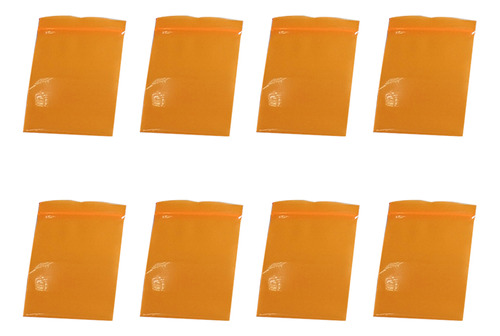 100 Bolsas De Sellado De Color Naranja Que Se Pueden Volver