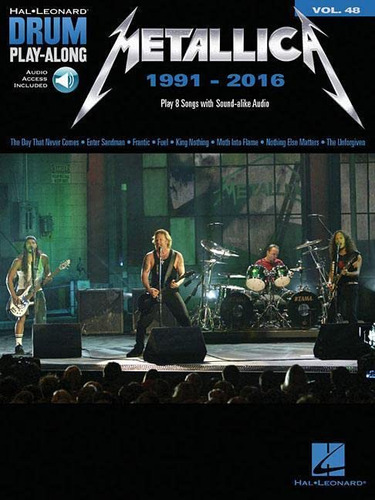 Metallica: -: Drum Play-along Volume 48 (hal Leonard Drum P.