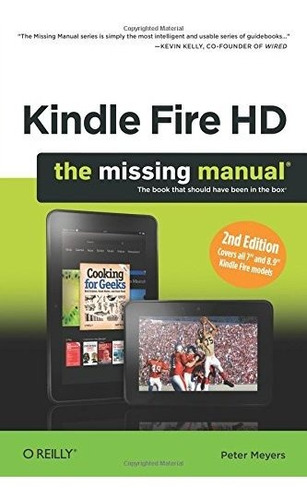 Book : Kindle Fire Hd The Missing Manual (missing Manuals) 