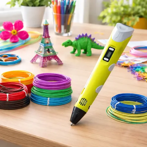 Caneta 3d Infantil Impressora + Refil Filamento 9m + Usb