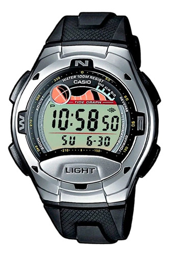 Reloj Casio Hombre Modelo W-753-1avdf Grafico Mareas /jordy