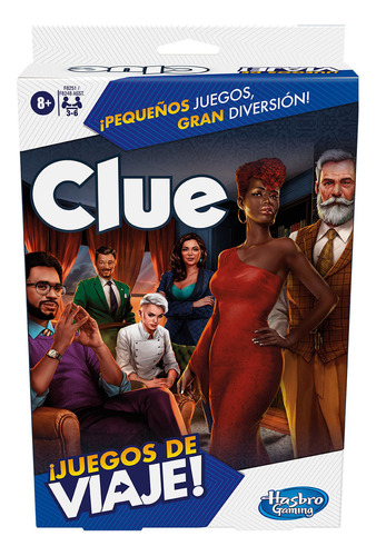 Juego De Mesa De Viaje Clue Hasbro F8251 Lanús