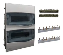 Comprar Centrinho Pu002F 24 Disjuntores Embutir Transp. + Barramentos