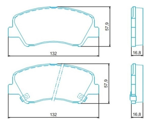 Pastilha Freio Dianteiro Hb20 Veloster 2012/ Jurid Hq2292a