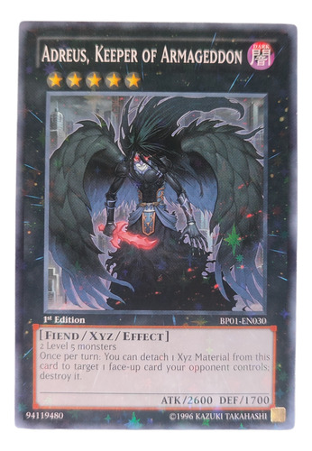 Yugioh Adreus Keeper Of Armageddon Starfoil 