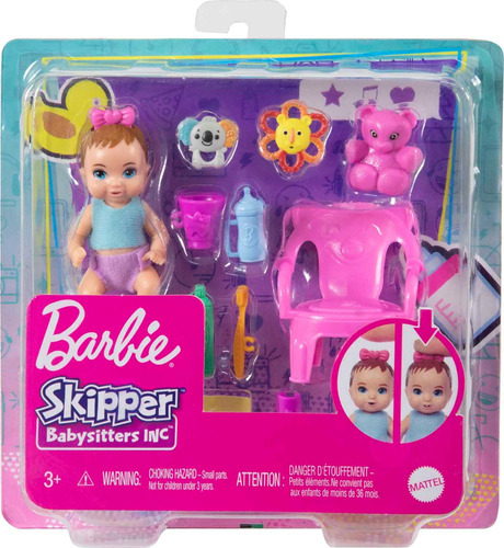 Barbie Skipper Babysitters Inc Baby Muñeca Pequeña Mattel HJY29