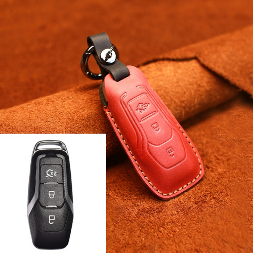 Funda Roja Para Llaves De Coche Ford Old Style