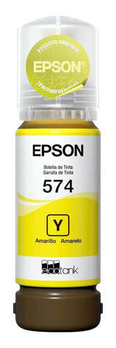 Tinta T574 Refil Amarelo Original Epson L8050 L18050