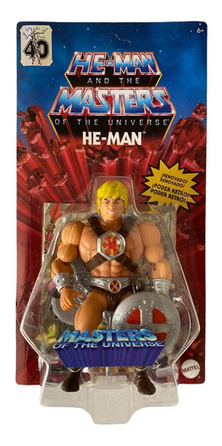 He-man Motu Origins Poder Retro Mattel Wave 9 Unpunch He Man