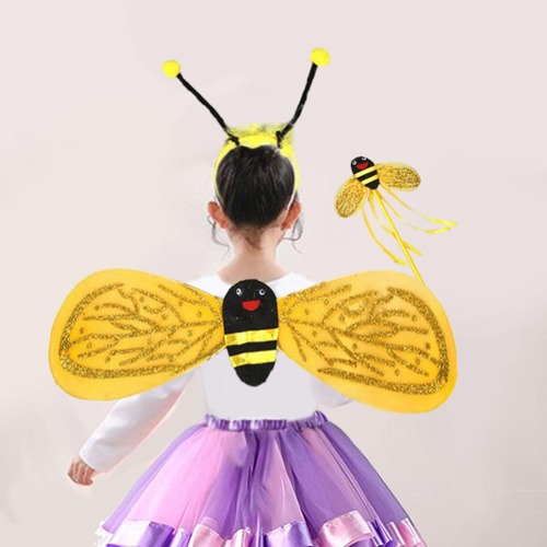 Disfraz De Abejorro Y Miel Para Niñas Y Niños, Diadema Con