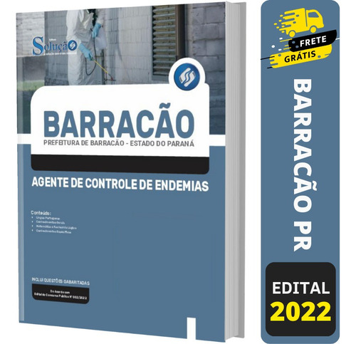 Apostila Agente De Controle De Endemias Concurso Barracão Pr