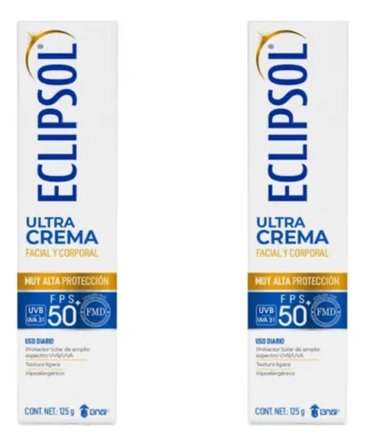 comprar Eclipsol Ultra Crema 125g Paquete Dúo Fps 50