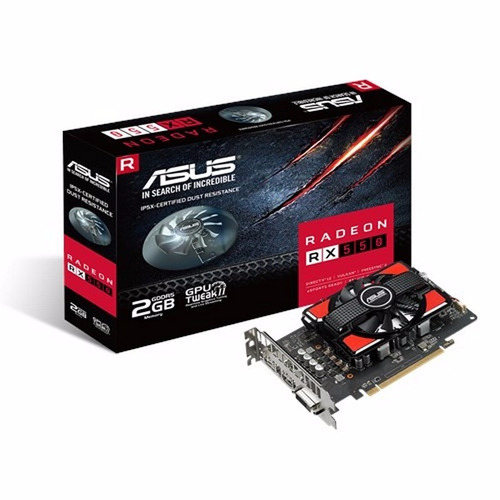 Tarjeta De Vídeo Amd Asus Rx 550 2gb Ddr5