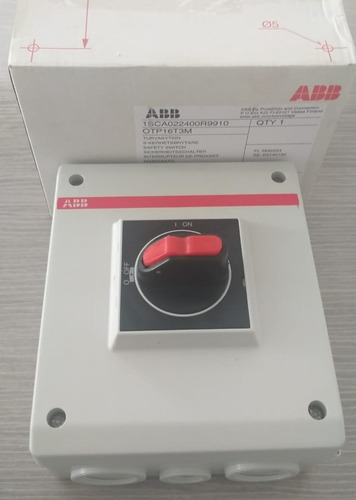 Chave De Segurança Seccionadora Otp16t3m Abb Novo Original