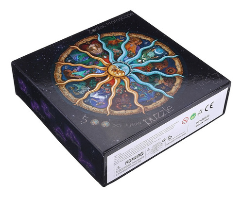 Imagen 2 de 4 de Puzzle De 500 Piezas Circular Zoodiaco, Bestoys