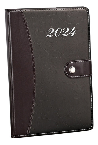 Agenda Diaria 2024 Notebook Planeadora Y Pestañas Mensuales