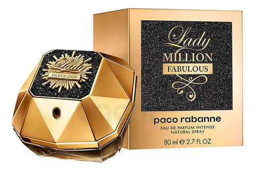 Perfume Paco Rabanne Lady Million Fabulous Edp 80ml Original