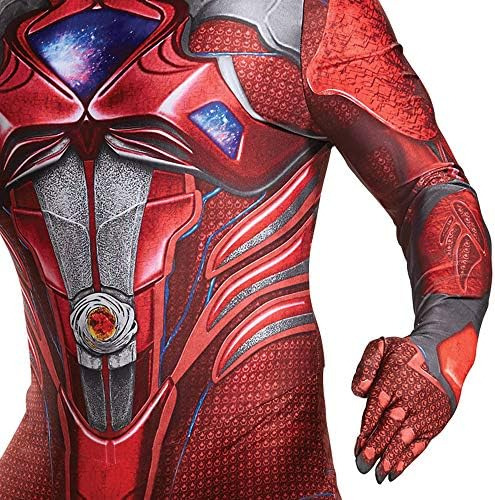 Disguise Body De Película Ranger Rojo Para Hombre, Xl