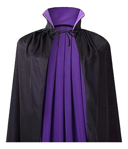 Capa De Halloween Disfraz De Halloween Violeta Negro 90 Cm