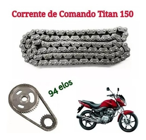 Corrente Comando Titan 150 2023ln X 94l