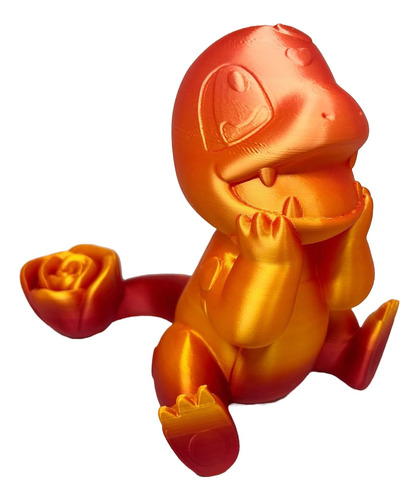 Figura 3d Charmander Pokemon San Valentín Para Pintar