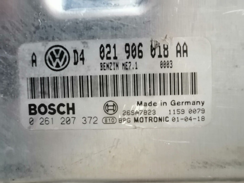 Computadora Ecu Ecm Motor V.w. Jetta Vr6 021 906 018 Aa (Usado)