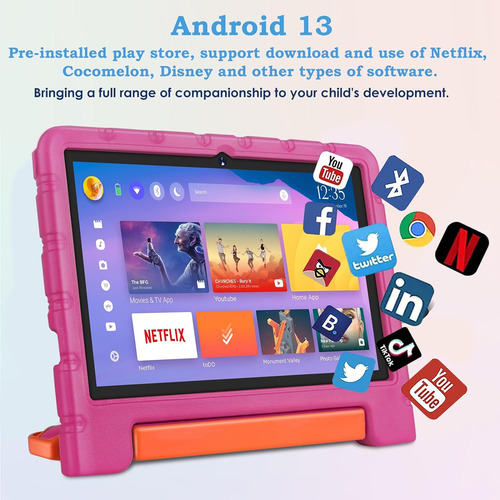 Tableta Para Niños De 10 Pulgadas Android 13 Tabletas Para N