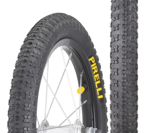 Imagem 1 de 2 de Pneu Pirelli Aro 20x1.75 Bicicleta Bmx Cross Preto Top Cross