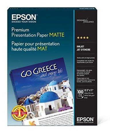 Oficina Epson Premium Presentation Paper Mate 8.5 11